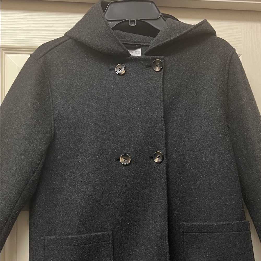 Mango Dark Gray Textured Jacket - Picture 3 of 6